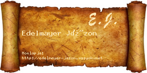 Edelmayer Jázon névjegykártya